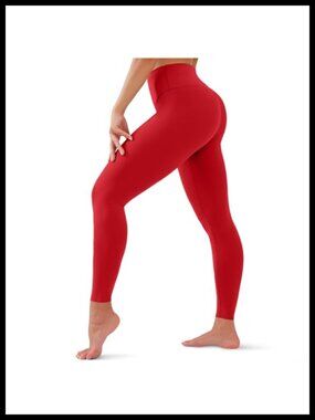 High Waisted Tummy Control Leggings Full Length Buttery Soft Yoga Pants
